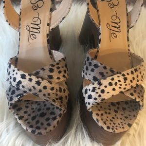 Carol baskin block sandals